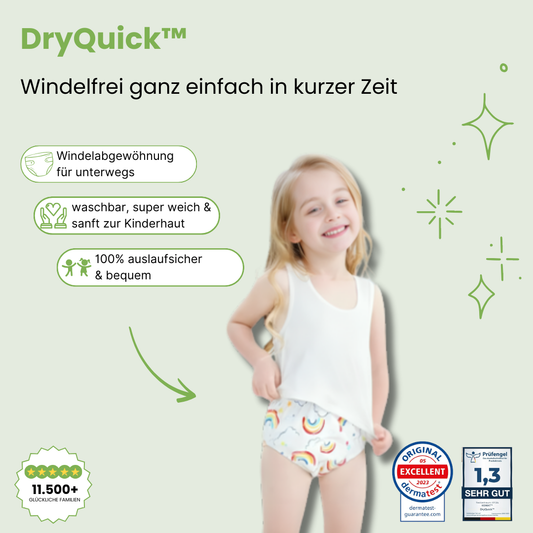 DryQuick™ - Auslaufsichere Windelshorts für unterwegs