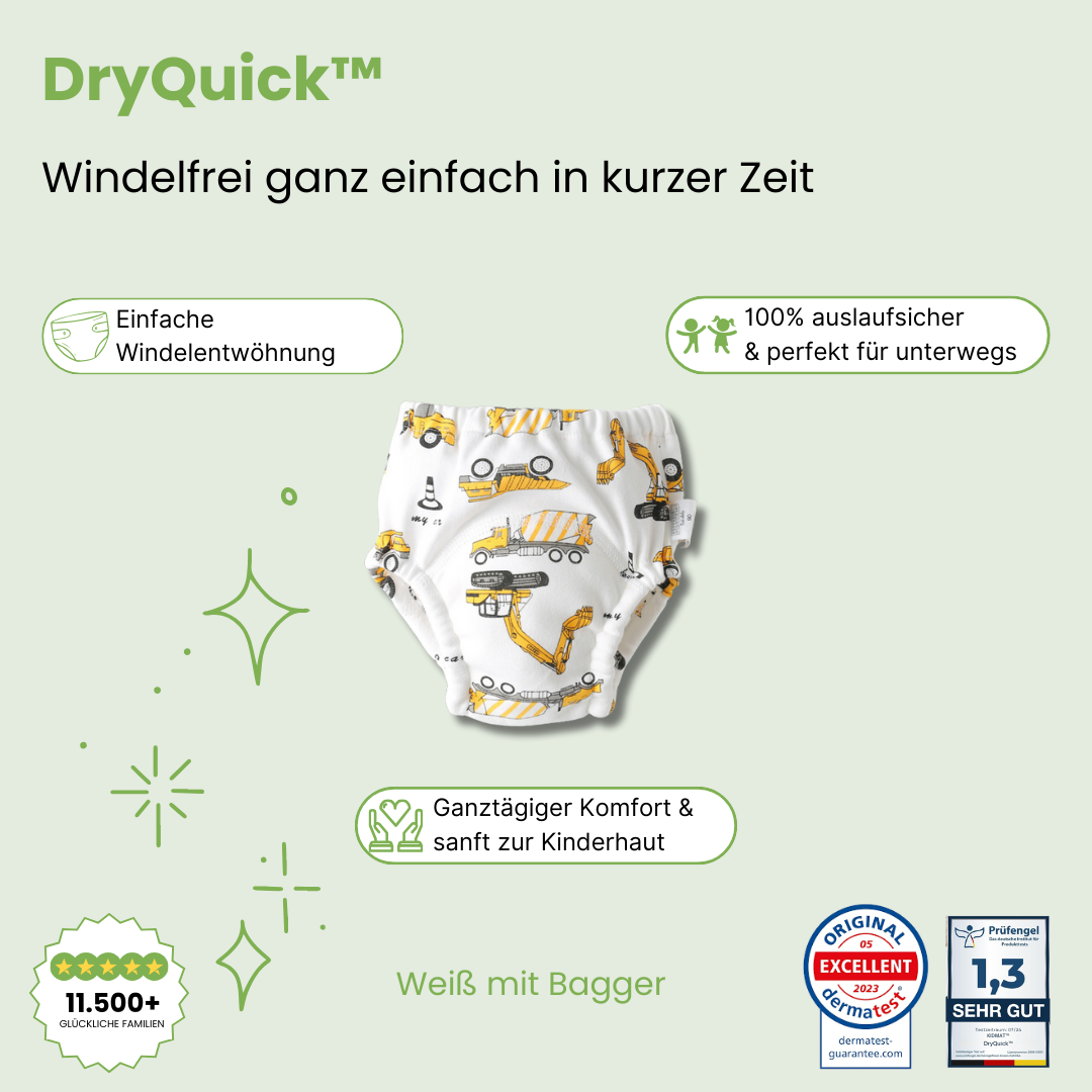 DryQuick™ - Auslaufsichere Windelshorts für unterwegs