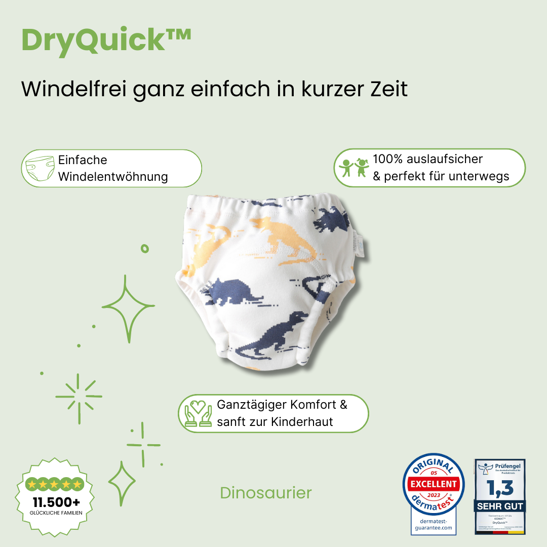 DryQuick™ - Auslaufsichere Windelshorts für unterwegs