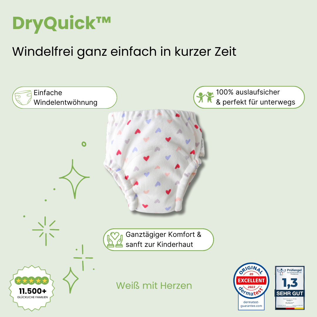 DryQuick™ - Auslaufsichere Windelshorts für unterwegs