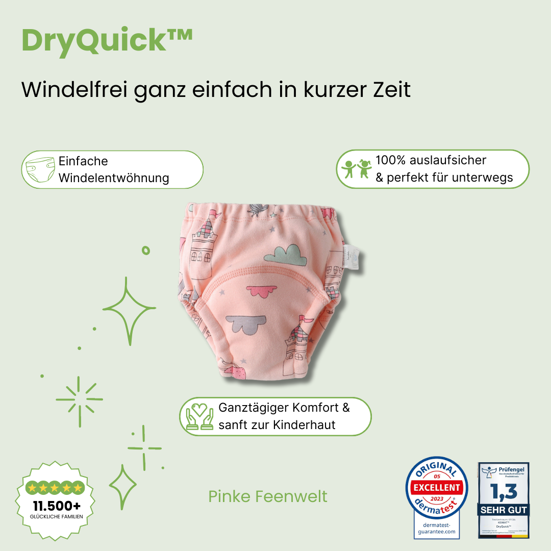 DryQuick™ - Auslaufsichere Windelshorts für unterwegs